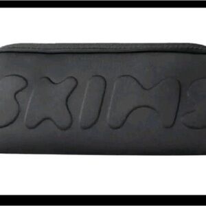 SKIMS Neoprene Makeup Bag Travel Case for Shapewear Makeup Lingerie BLACK